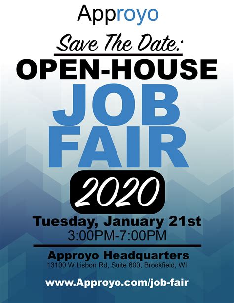 Job Fairs & Open Houses .